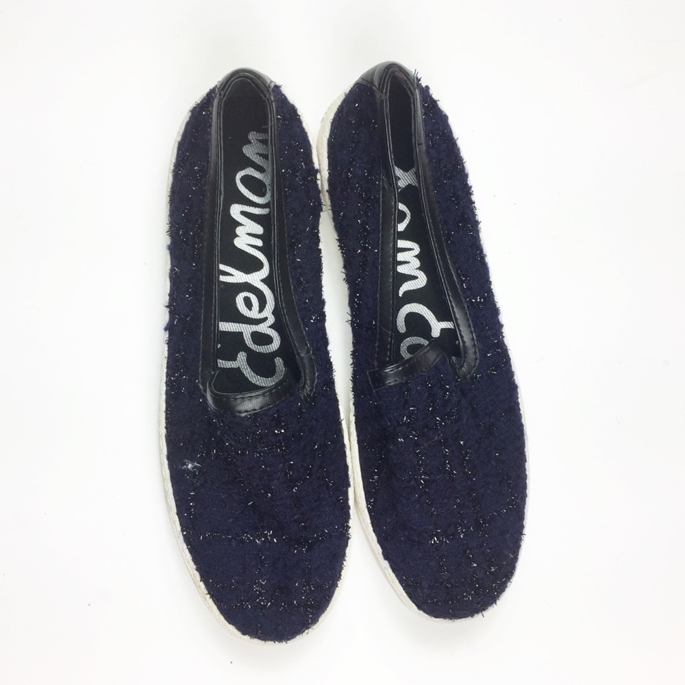 Sam Edelman Becky Blue Sequin Sneakers
